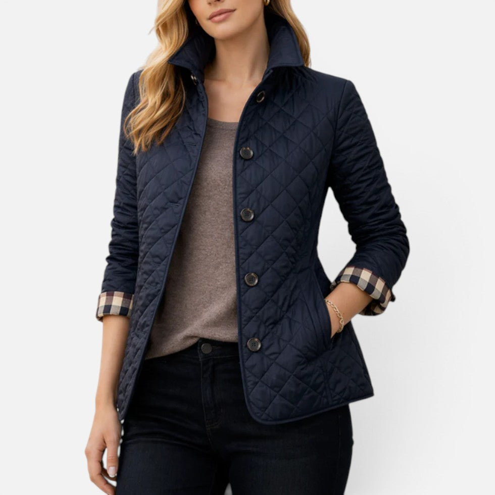 Quilted Button Front Jacket – ModClo, view 7