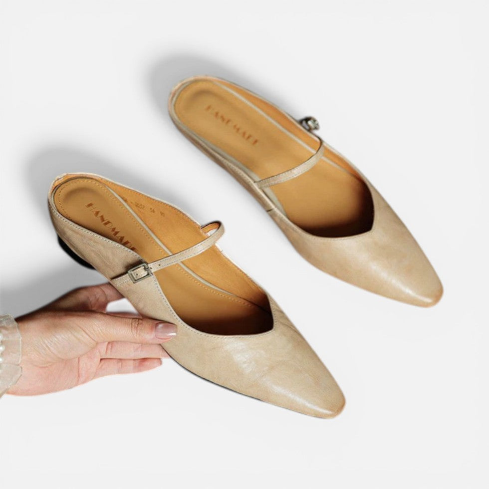 Pointed Toe Slingback Flats
