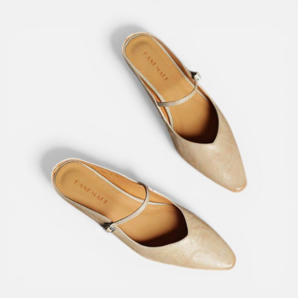 Pointed Toe Slingback Flats