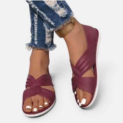 Open-Toe Block Heel Sandals – ModClo, view 3