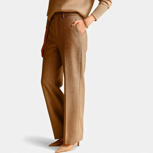 High Waist Tailored Trousers