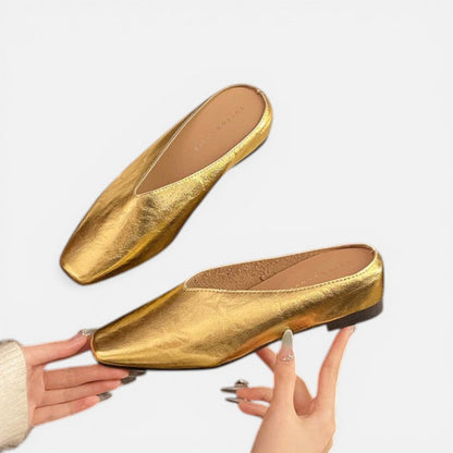 Slip-On Flat Mules Square Toe – ModClo, view 9