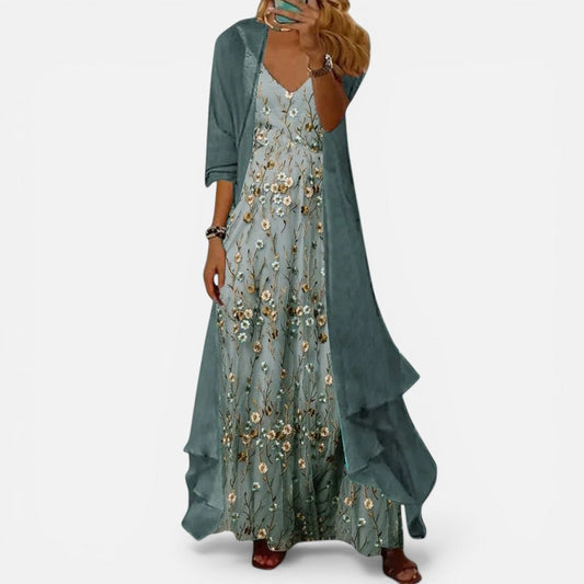 Flowing Floral Maxi Dress