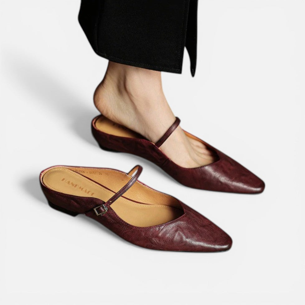 Pointed Toe Slingback Flats