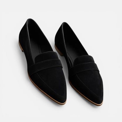 Suede Style Pointed-Toe Loafers – ModClo, view 3