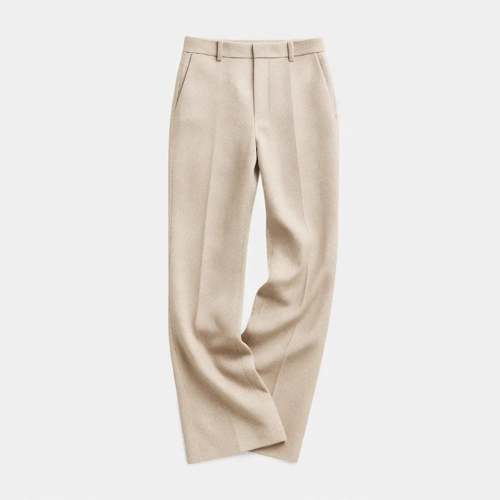High Waist Tailored Trousers