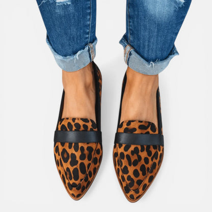 Suede Style Pointed-Toe Loafers – ModClo, view 4