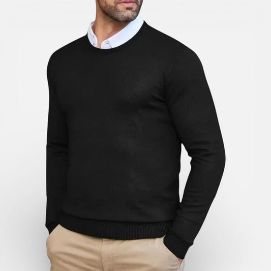 Classic Crew Neck Knit Sweater