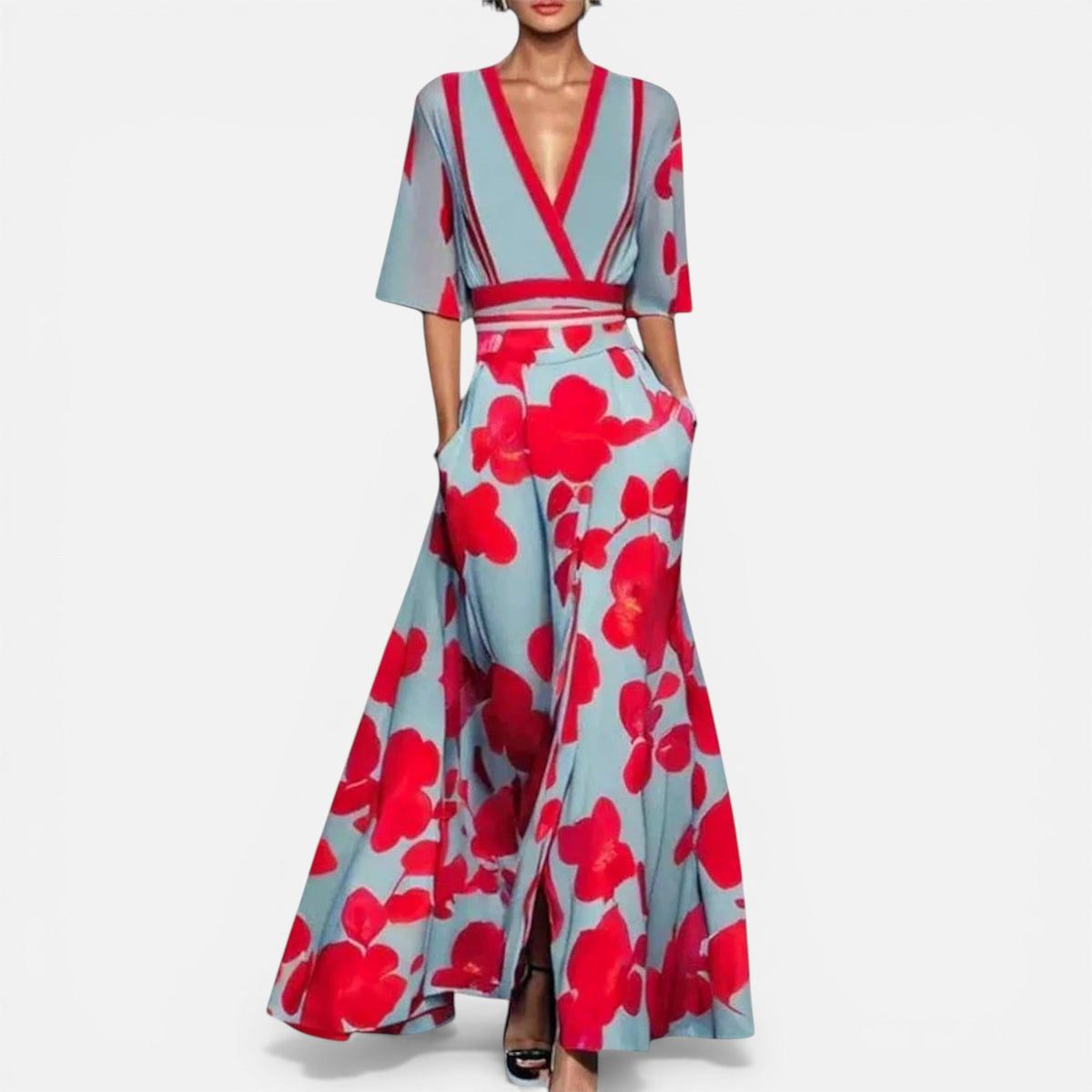 Flowing Statement Occasion Dress – ModClo, view 4