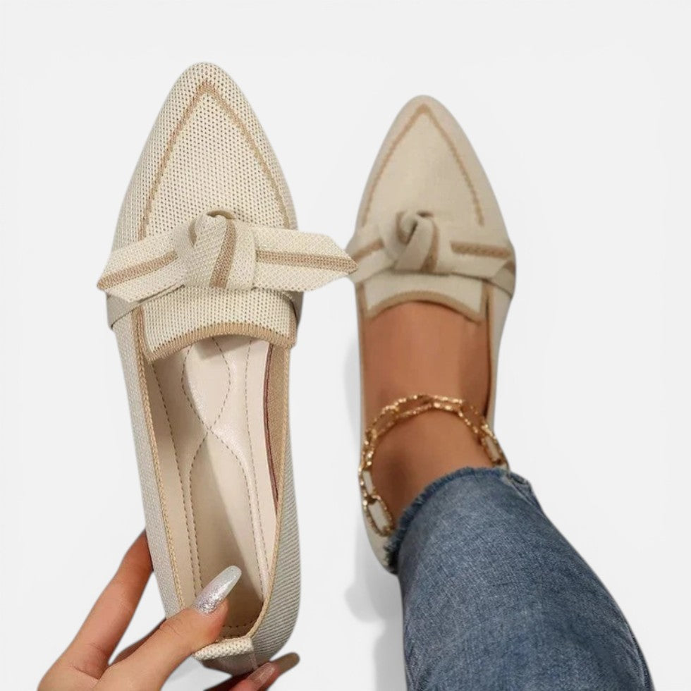 Pointed Knit Ballet Flats – ModClo, main view