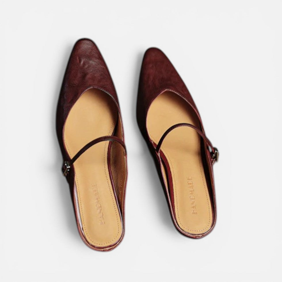Pointed Toe Slingback Flats