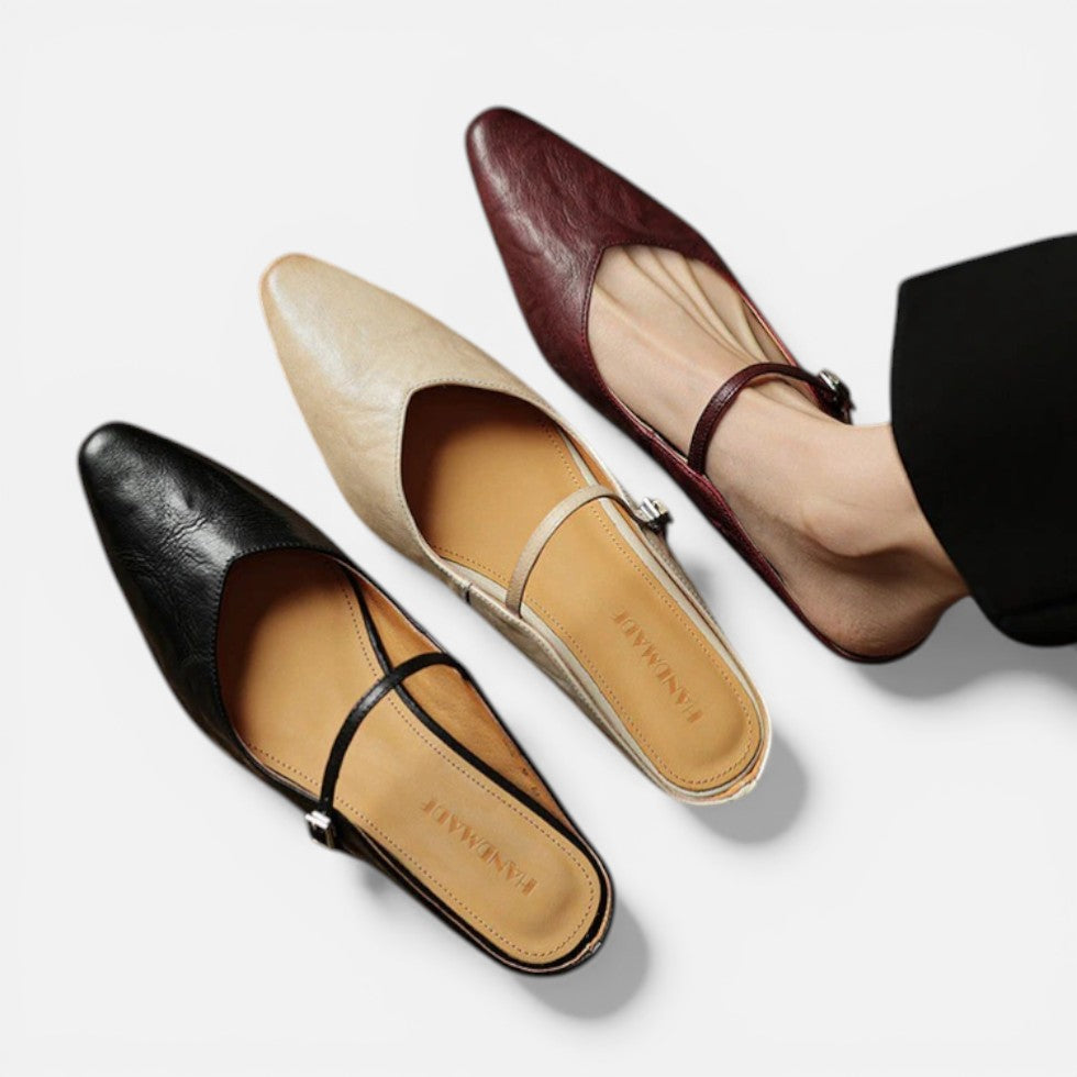Pointed Toe Slingback Flats