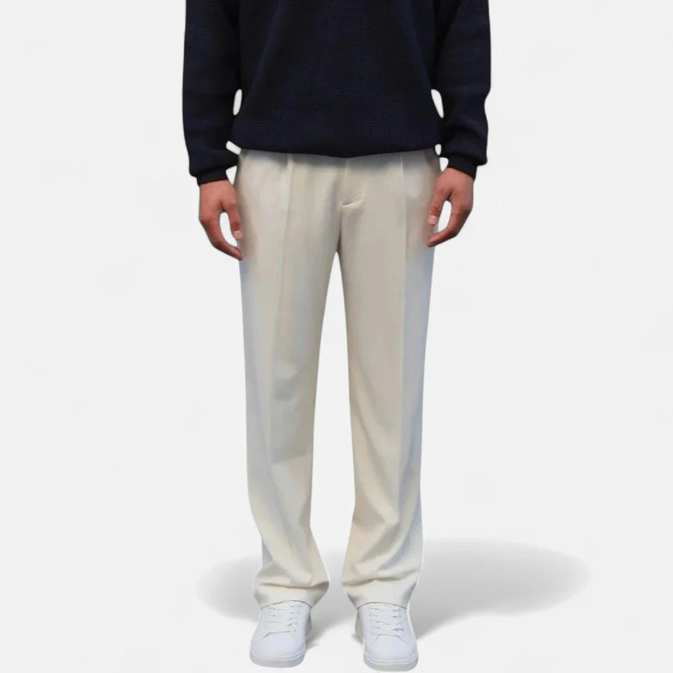 Straight Leg Tailored Trousers