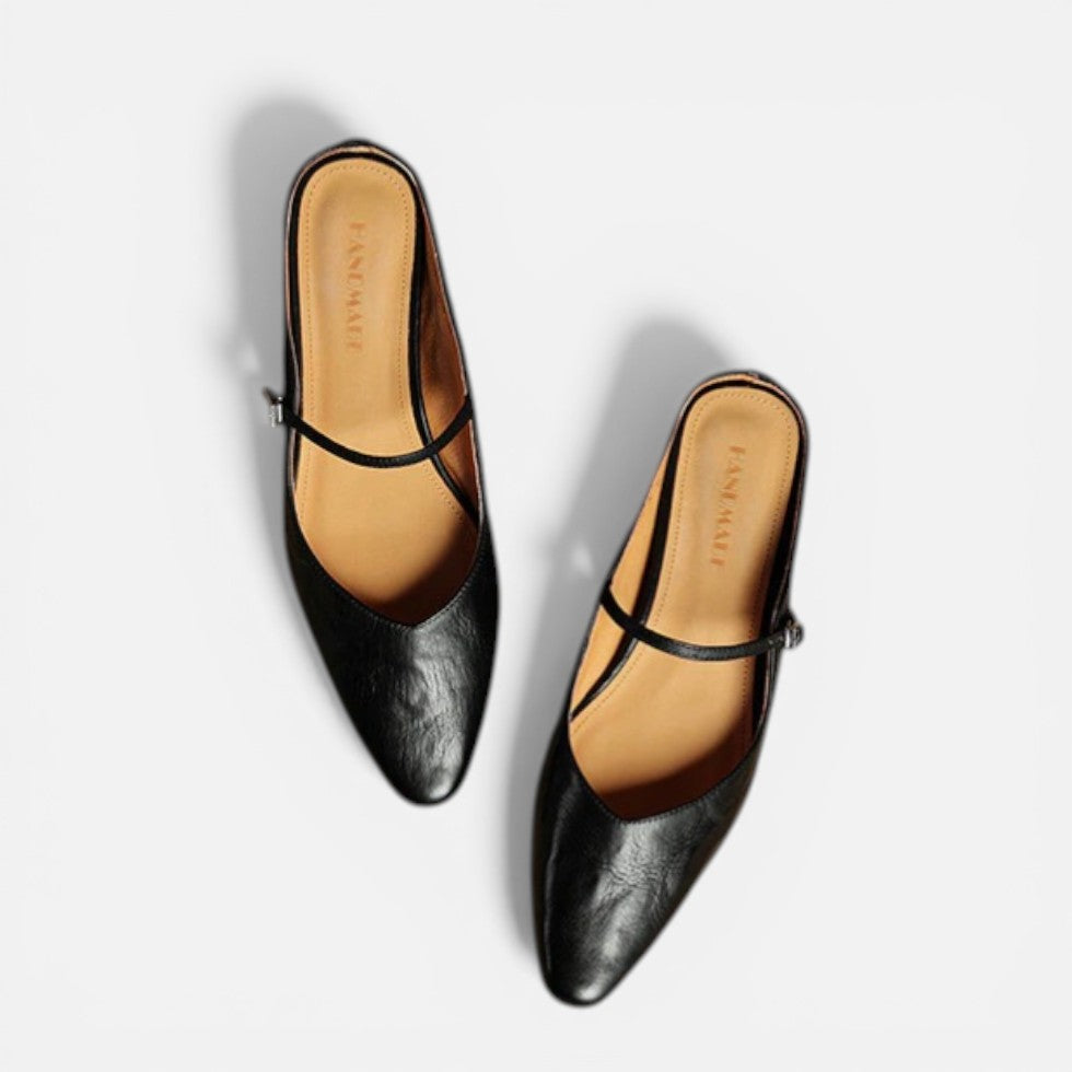 Pointed Toe Slingback Flats