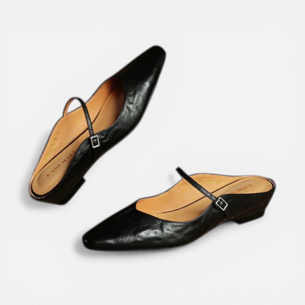Pointed Toe Slingback Flats