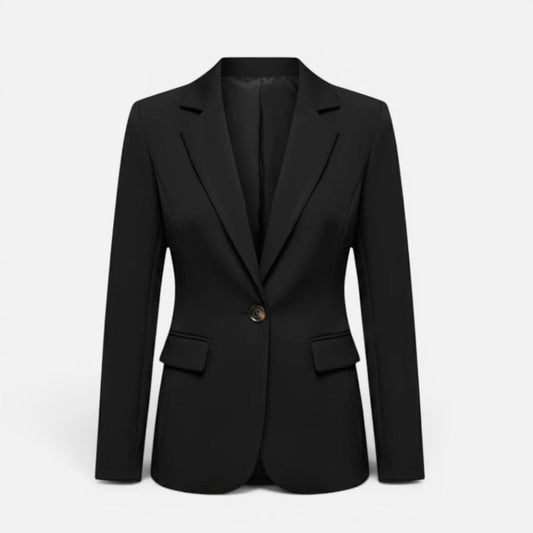 Tailored Single Button Long-Sleeve Blazer – ModClo, main view