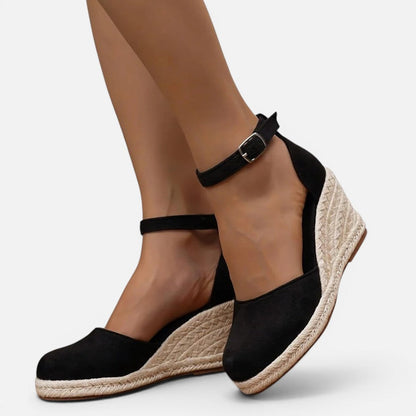 Espadrille Wedge Sandals with Ankle Strap – ModClo, view 5