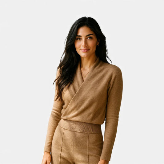 V Neck Knit Sweater