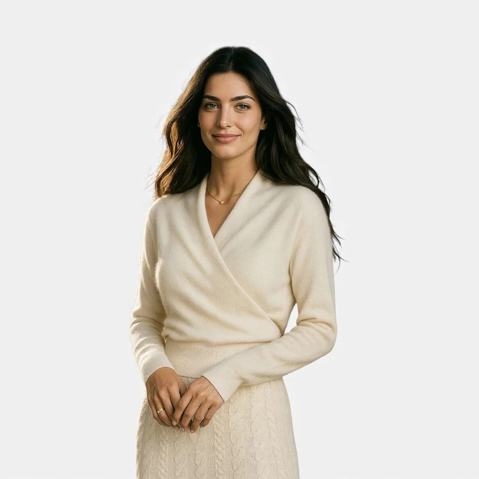 V Neck Knit Sweater