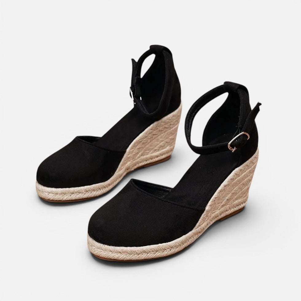 Espadrille Wedge Sandals with Ankle Strap – ModClo, view 7