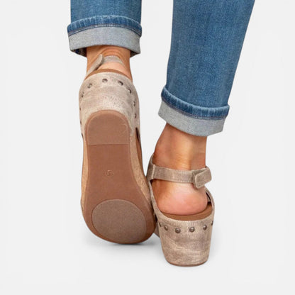 Platform Wedge Cut Out Sandals – ModClo, view 5
