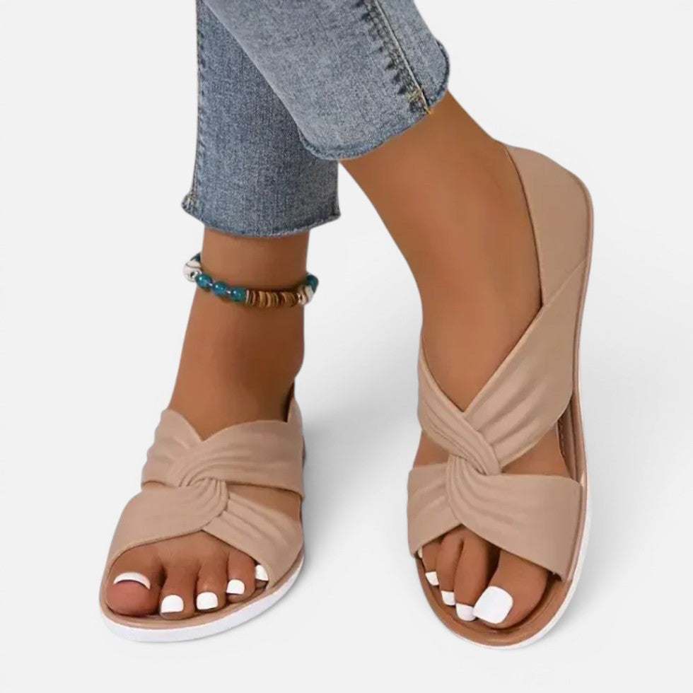 Open-Toe Block Heel Sandals – ModClo, view 2