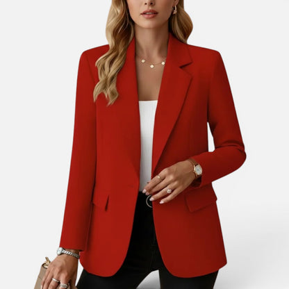 Tailored Single Button Long-Sleeve Blazer – ModClo, view 11