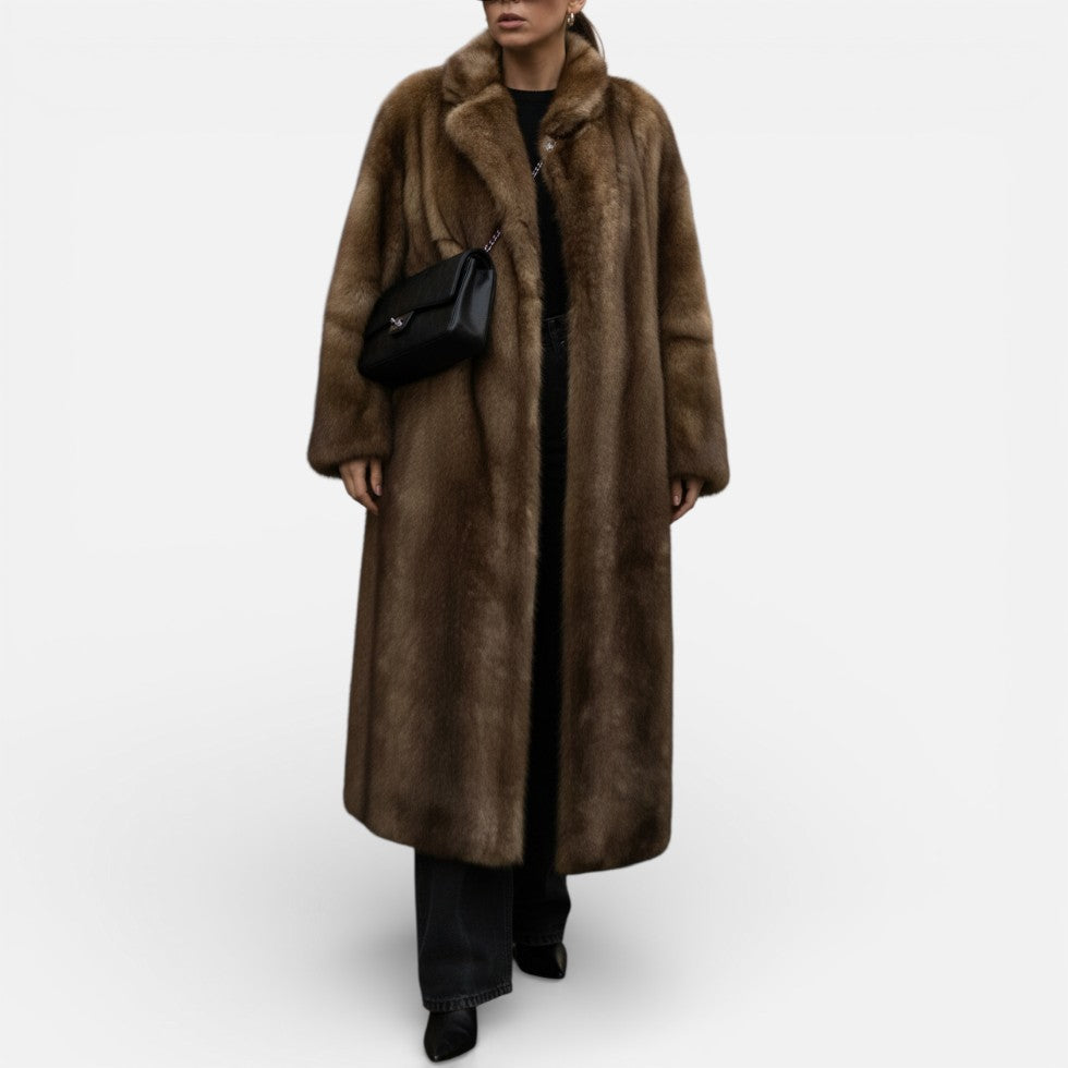Long Faux Fur Coat