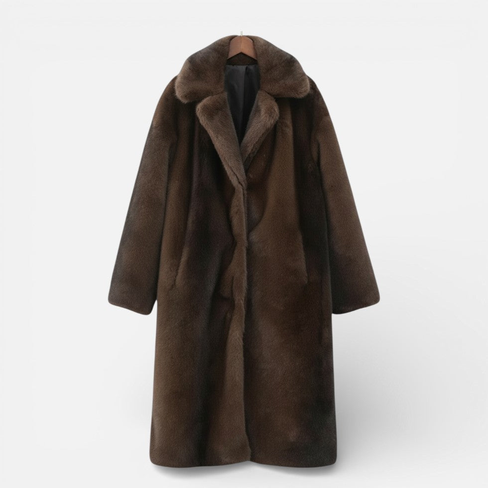 Long Faux Fur Coat