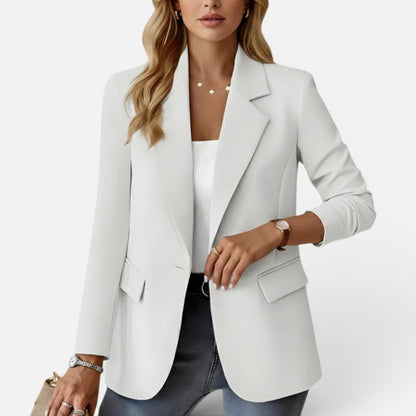 Tailored Single Button Long-Sleeve Blazer – ModClo, view 7