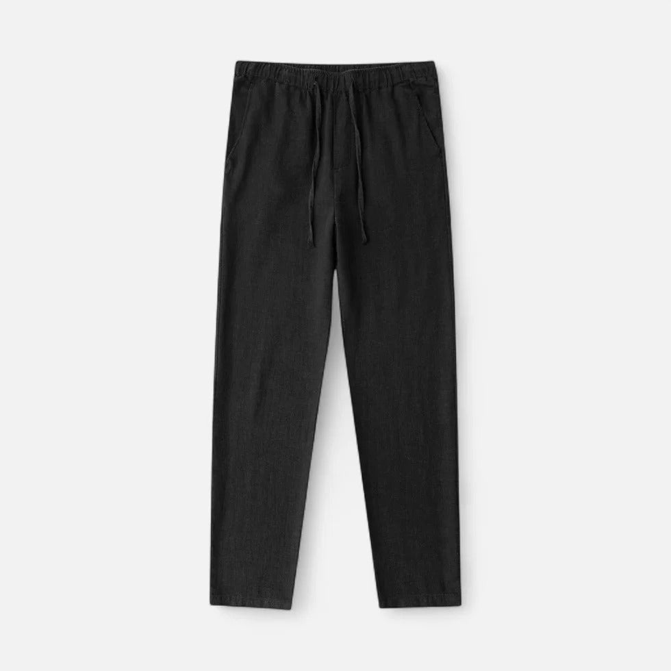 Relaxed Fit Linen Trousers