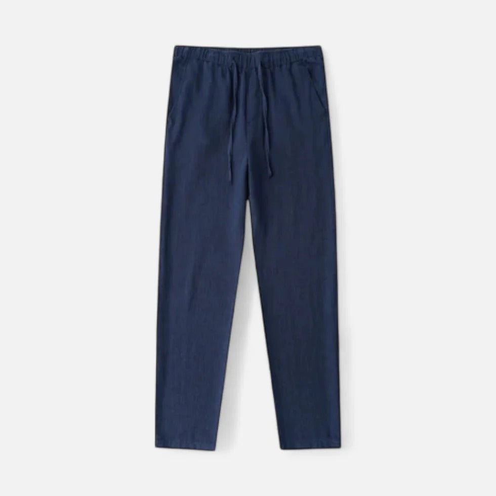 Relaxed Fit Linen Trousers