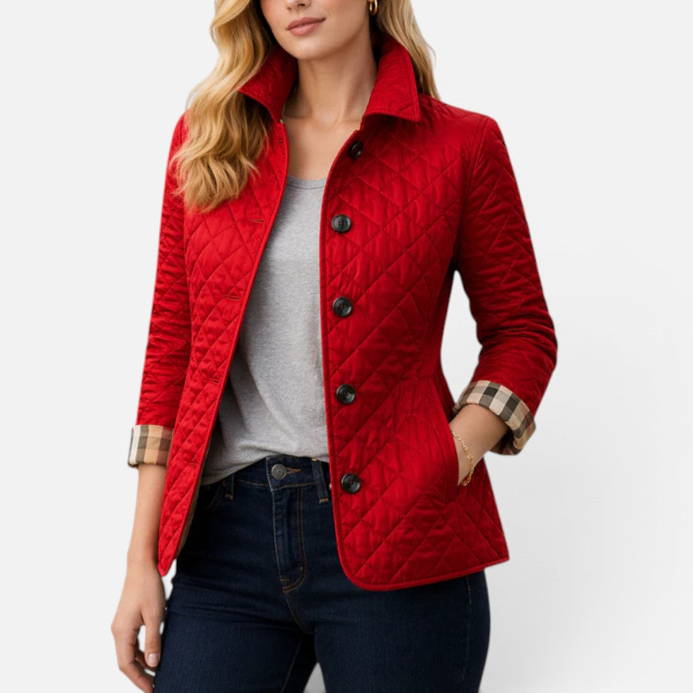 Quilted Button Front Jacket – ModClo, view 5