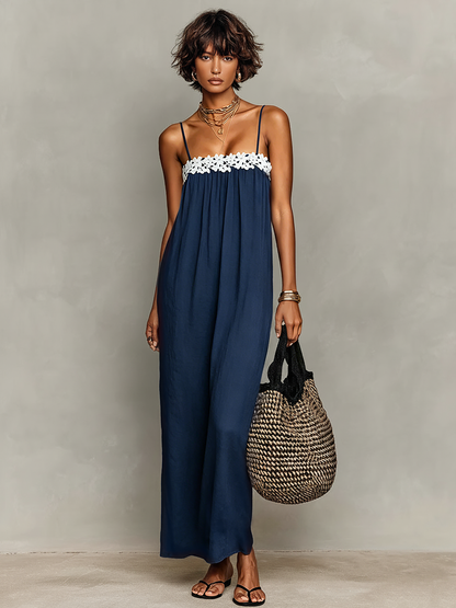 Women's Linen Strapless Maxi Dress – ModClo
