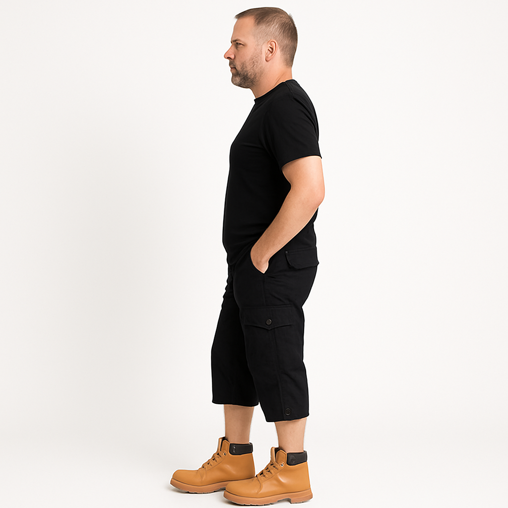 Cargo Shorts - Capri Pocket Shorts