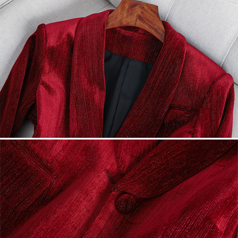 L'aurablend Satin Blazer by Lilian-Thouram
