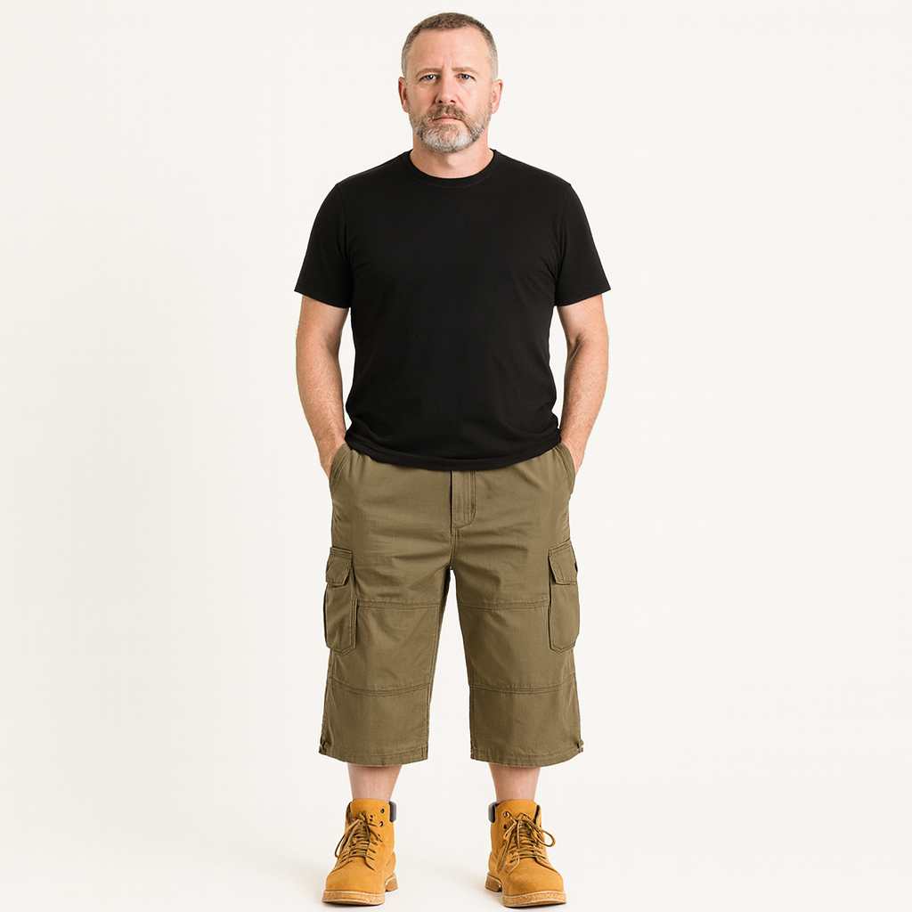 Cargo Shorts - Capri Pocket Shorts