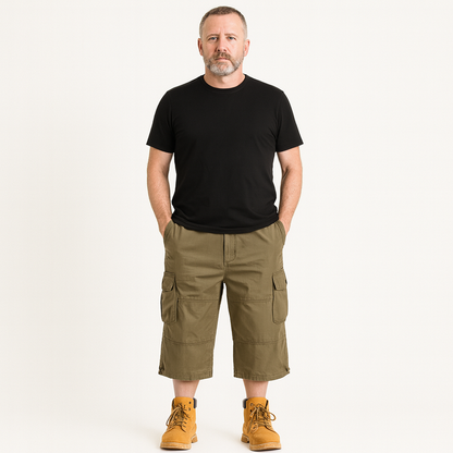 Cargo Shorts - Capri Pocket Shorts